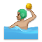 Man Playing Water Polo- Medium Skin Tone emoji on LG